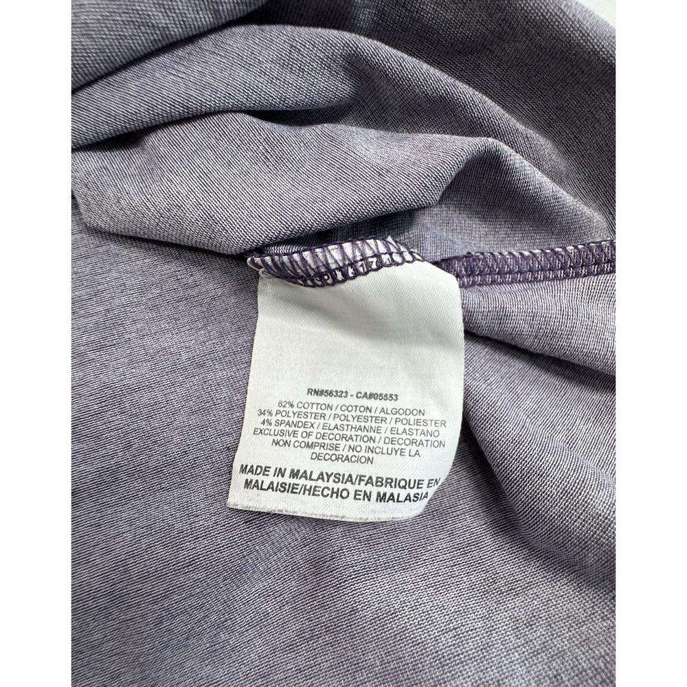 Nike Dri-FIT Men's Purple T-Shirt M Breathable Moisture Wicking Crew Neck SS - Picture 4 of 9
